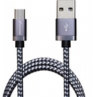 Дата кабель USB 2.0 AM to Micro 5P 1.0m 3A silver black Grand-X (FM07SB) U1072901
