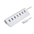Концентратор Voltronic USB 3.0 to 7xUSB 0.2m aluminum (YT-3HA7/2TB) U1084628