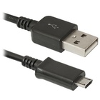 Дата кабель Defender USB08-03H USB 2.0 - Micro USB, 1.0m (87473) U0248087