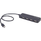 Концентратор Gembird USB-C 4 ports USB 2.0 black (UHB-CM-U2P4-01) U0792379