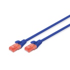 Патч-корд 10м, CAT 6 UTP, AWG 26/7, Cu, LSZH, blue Digitus (DK-1617-100/B) U0864076