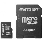 Карта памяти Patriot 64GB microSD class10 UHS-1 (PSF64GMCSDXC10) U0142544