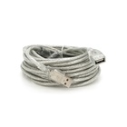 Дата кабель USB 2.0 AM/AF 10.0m ferrite transparent white Voltronic (YT-AM/AF-10TBL) U1083377