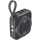 Батарея універсальна Choetech Magnetic Wireless 10000mAh, 22.5W, PD, build USB-C, Apple Watch charger (B697C-BKGY) U1197640