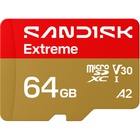 Карта пам'яті SanDisk 64GB microSDXC C10 UHS-I U3 A2 V30 R170/W80MB/s Extreme GO (SDSQXGN-064G-GN6MN) U1197483
