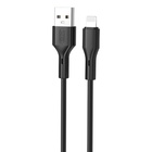 Дата кабель USB 2.0 AM to Lightning 1.0m black XO (NB230_L_Black) U1105095