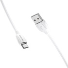 Дата кабель USB 2.0 AM to Micro 5P 1.0m 2.4A white BOROFONE (6931474701787) U1089579