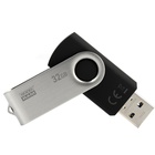 USB флеш накопитель GOODRAM 32GB UTS3 Twister Black USB 3.0 (UTS3-0320K0R11) U0186229