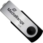 USB флеш накопичувач Mediarange 32GB Black/Silver USB 2.0 (MR911) U0862751
