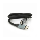 Дата кабель USB-C to USB-C 1.0m USB 3.2 Gen2 100W 10Gbps 4K60Hz black Voltronic (YT-TC-TC-B-1m) U1084840
