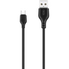 Дата кабель USB 2.0 AM to Micro 5P 2.0m 2.1A black XO (XO-NB103-BK) U1093048