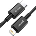 Дата кабель USB-C to Lightning 0.5m 3.0A PD Superior Series Black Baseus (CATLYS-C01) U0764042