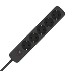 Мережевий фільтр живлення ColorWay CCA-3G1MM 5 розеток, 2m Black (CW-PSEA1052BK) U1204410