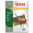 Бумага WWM A3 (SG260A3.100) U0123690