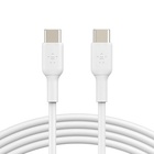 Дата кабель USB-С - USB-С, PVC, 1m, white Belkin (CAB003BT1MWH) U0455094