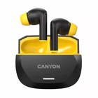 Навушники Canyon Hexagon 7 TWS ANC+ENC Wireless Charge Black/Yellow (CNS-TWS7BY) U1030974