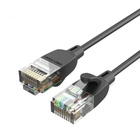 Патч-корд 1m UTP cat 6A RJ-45 slim black Vention (IBIBF) U1179462