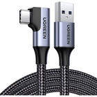 Дата кабель USB 3.0Type-C to Type-C 1.0m 60W US385 90-degree Black Ugreen (20299) U0811106