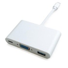 Переходник EXTRADIGITAL USB Type-C to VGA/USB 3.0/Type-C (0.15m) (KBV1690) U0296301