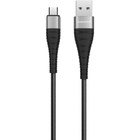 Дата кабель USB 2.0 AM to Micro 5P 1.0m 2.4A nylon BX32 black BOROFONE (6931474710437) U1067143