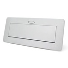 Розетка Voltronic J29L, дві розетки + 2*USB, напольна, висувна (21889) U0932475