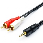 Кабель мультимедийный mini-jack(M) - > 2 RCA (M) 0.8m Atcom (10810) U0420353