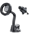 Універсальний автотримач Canyon Magnetic car holder OnGrip 12 suction + air vent Black (CNS-CCHM12) U1140146