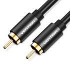 Кабель мультимедійний 1xRCA M to 1xRCA M 1.0m digital black Vention (VAB-R09-B100) U1179429