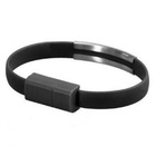 Дата кабель USB 2.0 AM to Lightning 0.2m браслет black EXTRADIGITAL (KBU1783) U0424755