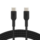 Дата кабель USB-С - USB-С BRAIDED, 1m, black Belkin (CAB004BT1MBK) U0455091