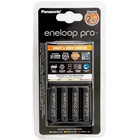 Зарядное устройство для аккумуляторов PANASONIC Smart-Quick Charger+Eneloop Pro +4*AA 2500 mAh NI-MH (K-KJ55HCD40E) U0215020