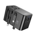 Мережевий фільтр живлення HOCO AC18A 1 роз, 2 USB, USB-C, 35W, 1,5м, Black (AC18AB) U1195569