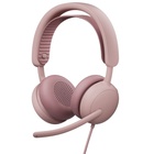 Навушники Logitech Zone Wired 2 USB Rose (981-001620) U1131435