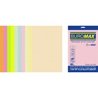 Бумага Buromax А4, 80g, PASTEL+NEON, 10colors, 20sh, EUROMAX (BM.2721720E-99) U0576880