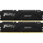 Модуль пам'яті для комп'ютера DDR5 64GB (2x32GB) 5600 MHz Fury Beast Black Kingston Fury (ex.HyperX) (KF556C36BBE2K2-64) U1096899