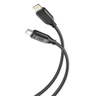 Дата кабель USB-C to Lightning 1.0m 27W braided XO (NBQ236A_Black) U1070481