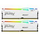 Модуль пам'яті для комп'ютера DDR5 32GB (2x16GB) 6800 MHz Beast White RGB EXPO Kingston Fury (ex.HyperX) (KF568C34BWEAK2-32) U0944200