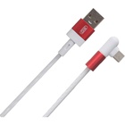 Дата кабель USB 2.0 AM to Micro 5P 1.0m 2.4A 90° corner white XO (NB152-M-1-WH) U1093054