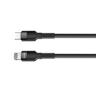 Дата кабель ColorWay USB-C to Lightning 0.3m 3А black (CW-CBPDCL054-BK) U0780810