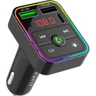 FM модулятор Havit HV-FM812BT 2USB+USB-C RGB Black (HV-FM812BT) U1051108