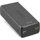 Батарея універсальна SBS 30000mAh 20W PD,QC, 2xUSB-A, 2xUSB-C Black (TTBB30000PD20K) U1140667