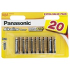 Батарейка PANASONIC AAA LR03 Alkaline Power * 20 (LR03REB/20BW) U0200142