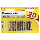 Батарейка PANASONIC AAA LR03 Alkaline Power * 20 (LR03REB/20BW) U0200142