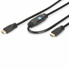 Кабель мультимедийный HDMI to HDMI 30.0m DIGITUS (AK-330105-300-S) U0236870