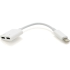 Перехідник Lightning M to 2xLightning F 0.05m white Voltronic (J008/2L) U1099847