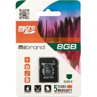 Карта памяти Mibrand 8GB microSD class 4 (MICDC4/8GB-A) U0507791