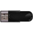 USB флеш накопитель PNY flash 64GB Attache4 Black USB 2.0 (FD64GATT4-EF) U0214513
