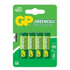 Батарейка GP AA R6 солевая * 4 (15G-U4 / GP15G-2UE4)