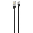 Дата кабель USB 2.0 AM to Micro 5P 1.0m 2.1A double-side black XO (NB188-M-1-BK) U1093057