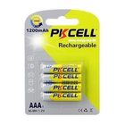 Акумулятор AAA R03 1200mAh 1.2V NiMH Rechargeable Battery, 4шт/бл PkCell (PC/AAA1200-4B) U1128854